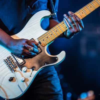 Asher Guitars S-90 Guitar in Trans Ivory - Gary Clark Jr. Edition 2. Just Amazing! image 7