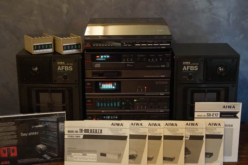 AIWA V-1200 1985 Top Of The Line Stereo System- Beautifuly Restored image 1