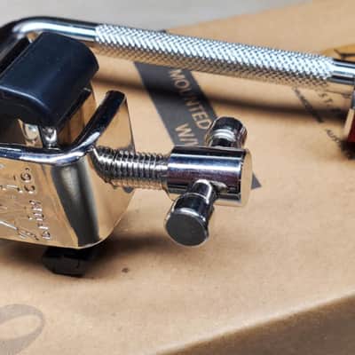 A&F Drum Co. Hoop Mounted Clamp with L-Arm - Nickel image 5