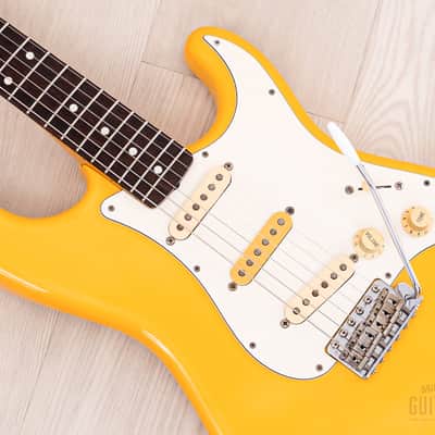 1986 Fender Order Made Yngwie Malmsteen Stratocaster ST62 Yellow White w/ USA Dimarzio DP117, Japan MIJ Fujigen image 7