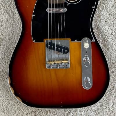 Mint Fender Jason Isbell Custom Telecaster, 3-Color Chocolate Burst with gig Bag image 3