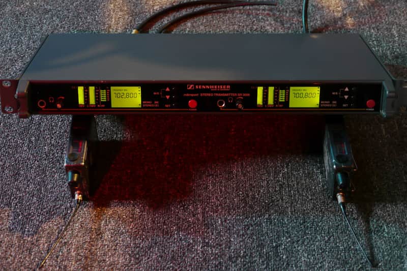 Sennheiser Stereo Transmitter SR3506 and 2 Stereo Receivers image 1