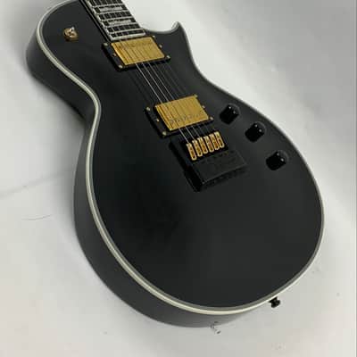 ESP E-II ECLIPSE FT ET Full thickness Evertune Black Gold Fishman Stainless steel + Case - B-Stock image 8