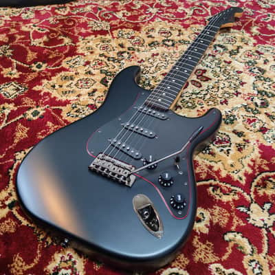2025 Fender Japan Limited Hybrid II Stratocaster Noir Satin Black - Alder Body - Flagship Tokyo Exclusive - MIJ JD25 image 2