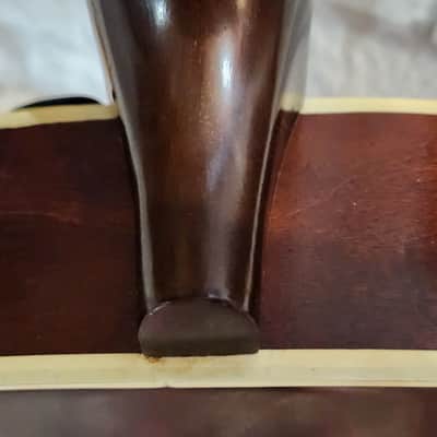 Harmony Alden H1213 Tiger Burst Birch Archtop 1950s USA image 11