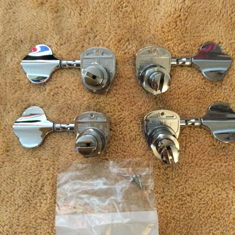 Bass tuners 4-string 2+2 - nickel image 1