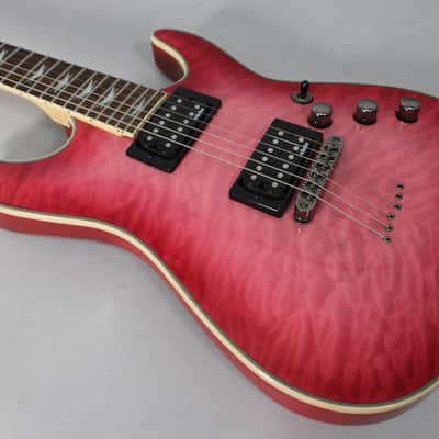2012 Schecter Diamond Series Omen Extreme-6 Electric Magenta image 7