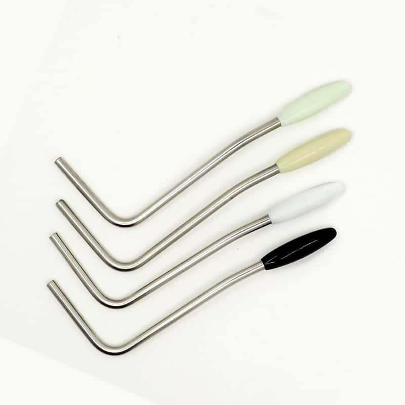 MannMade USA "Gilmour" PUSH-IN Tremolo Arm - Left Hand - Stainless Steel image 1