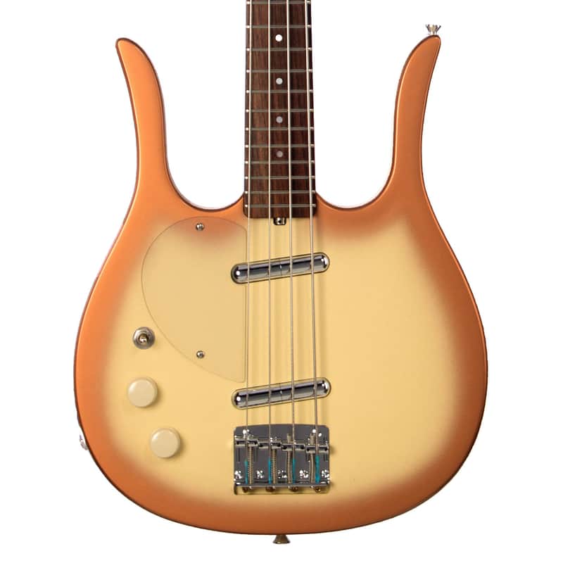 Jerry Jones LEFTY Longhorn Bass - Copperburst - Short Scale Electric Bass Guitar - USED! image 1