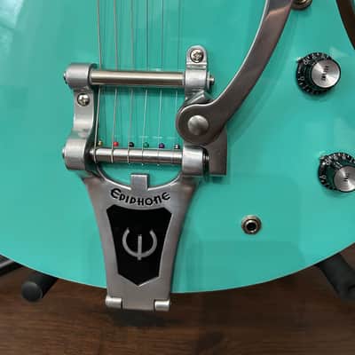Epiphone Riviera Reissue 1994 - 1999 - Turquoise image 4