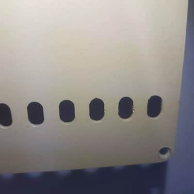 1962 FENDER STRATOCASTER TREMOLO BACK PLATE / COVER USA image 3