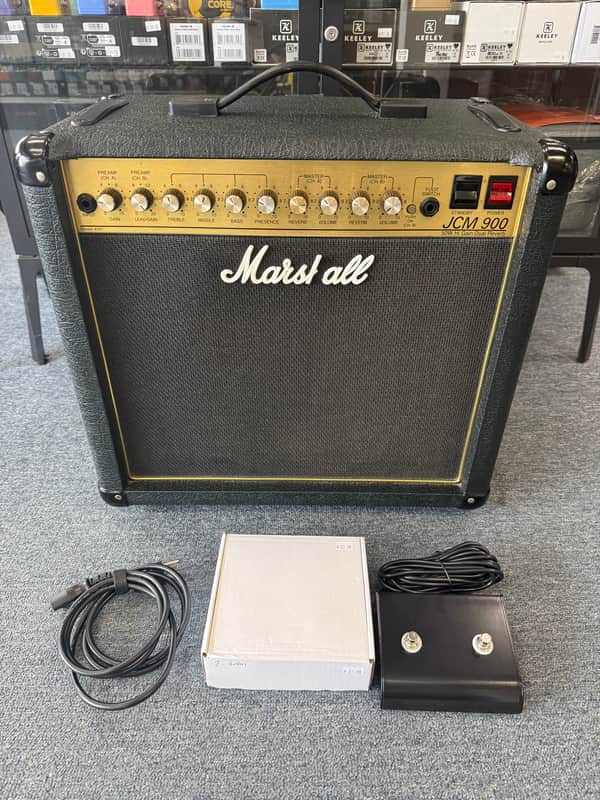 Marshall JCM 900 Model 4501 50-Watt Hi Gain Dual Reverb 1x12 Combo Amp -1996 - w/ft sw image 1