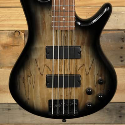 Ibanez GIO SR GSR205SM 5-String Bass Natural Gray Burst image 2