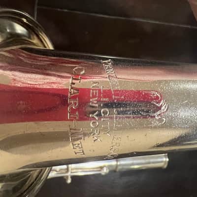 Penzel Mueller Double Wall Silver Clari-Met  Bb Clarinet 1920 - sterling silver image 6