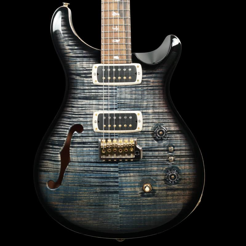 PRS 40th Anniversary Custom 24-08 Semi-Hollow - Faded Whale Blue Smokeburst image 1