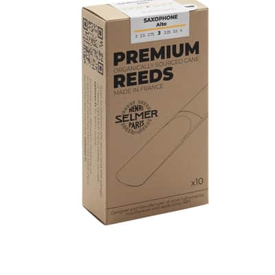 Selmer Paris Premium Alto Saxophone Reeds - Strength 3.0 - 10 pack image 2
