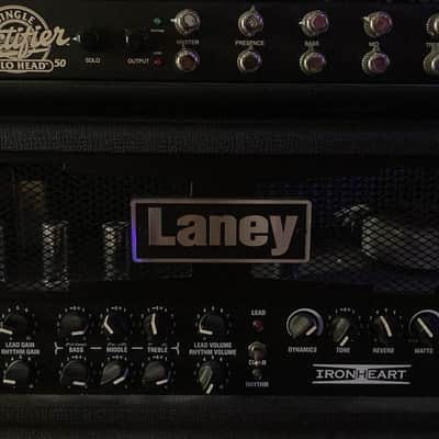 Laney IRT60H Ironheart 60-Watt Tube Guitar Amp Head 2010s - Black image 2