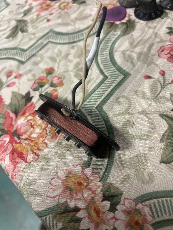 Fender 57/62 Reissue Stratocaster Pickup 1982  - Purple Wire Black image 1