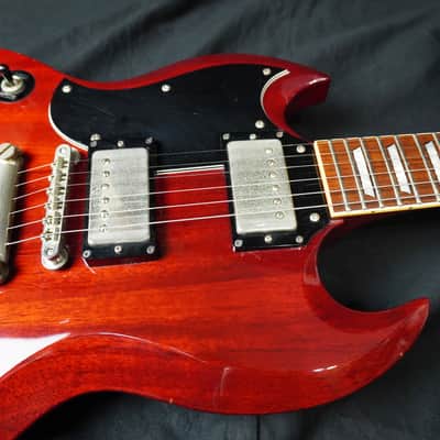 Rare 1991 Greco SS-720/L LH Left-Handed Mint Collection SG – Cherry Red – MIJ Japan image 8