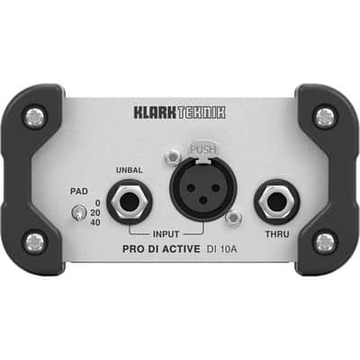 Klark Teknik PRO DI ACTIVE DI 10A Box with MIDAS Transformer, Extended Dynamic Range and Phantom/Battery Operation image 7