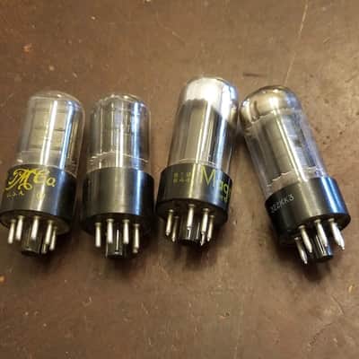 Sylvania etc. Matched Pair (2) 6V6GT Beam Power tNOS AT1000 TESTED Vacuum Tubes 6V6 Audio 1959-1970