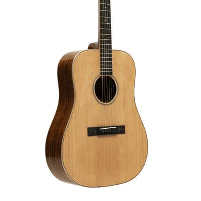 Stagg Dreadnought Acoustic Guitar With Spruce Top Series 45 Natural Acacia image 1
