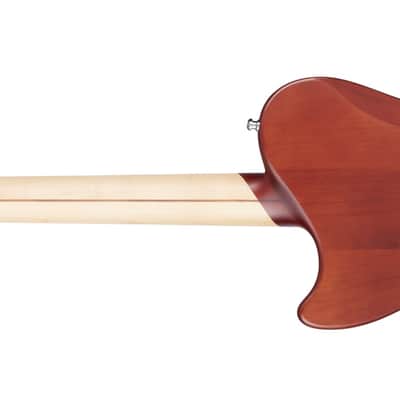 D'Angelico Deluxe Atlantic Electric Guitar With Stopbar Tailpiece Matte Walnut DADATLMWLNS image 6