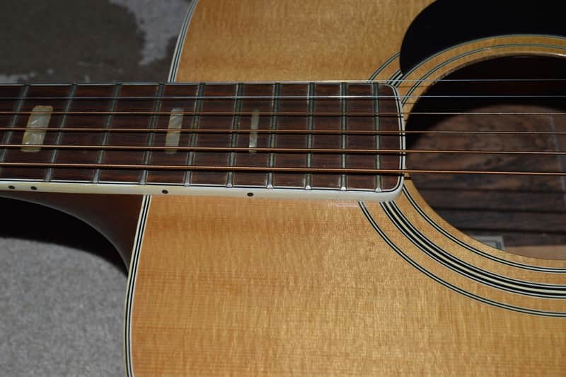 Gorgeous Vintage 1970's Epiphone Excellente FT-550 Acoustic Guitar