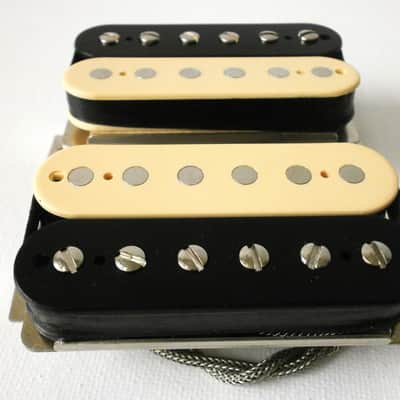 Q pickups 1959 PAF ZEBRA Humbucker VINTAGE CORRECT Clones 59 60 Fits Gibson Greco image 2