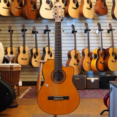 Oscar Schmidt OC11CE Classical Acoustic-Electric Guitar 2012 w/Hard Case image 4