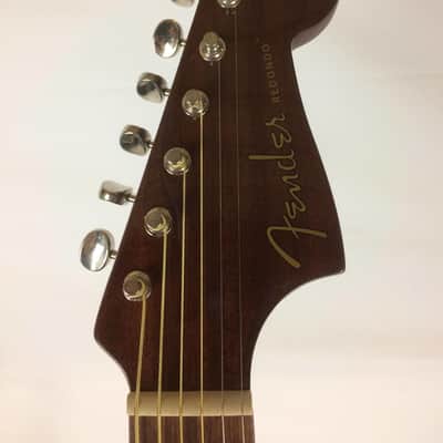 Fender Redondo Player Dreadnought Acoustic-Electric Guitar, Solid Spruce Top, Sunburst image 6