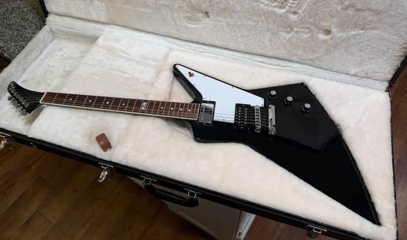 2014 Gibson Explorer 120th Anniversary Black w/ Neck Binding image 1