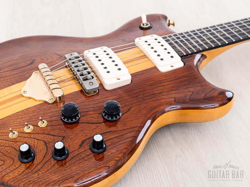 1978 Greco GO1400 Speed Way Vintage Neck Through Guitar Dark Stain