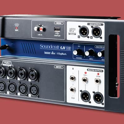 Soundcraft Ui12 12-Channel Remote Controlled Digital Mixer 2020s - Black/Blue image 2