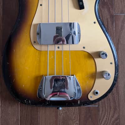 1957 Fender Precision Bass Sunburst P-bass image 5