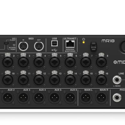 Midas MR18 Digital Stagebox Mixer for iPad/Android Tablets with Midas PRO Preamps and Multi-Channel USB Audio Interface image 6