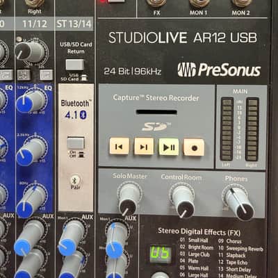 PreSonus StudioLive AR12 Hybrid USB Mixer Interface 2010s - Standard image 5