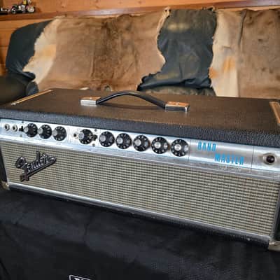 Fender Bandmaster "Drip Edge" 40-Watt 2-Channel Guitar Amp Head 1968 - 1969 - Silverface image 1