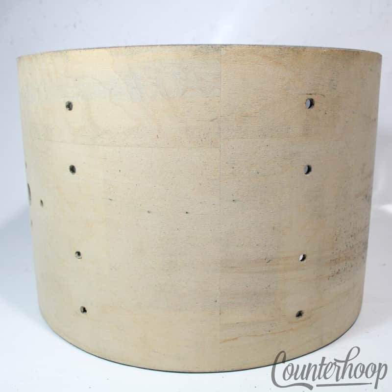 *Rogers 9x13" Dayton,OH Tom Drum Shell Vintage 60s Holiday Natural Maple Project imagen 1