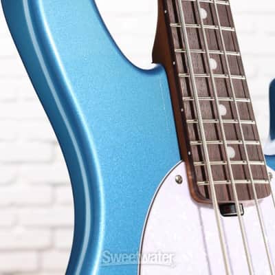 Sterling By Music Man StingRay RAYSS4 Electric Bass Guitar - Toluca Lake Blue (RaySS4TLBd2) image 4