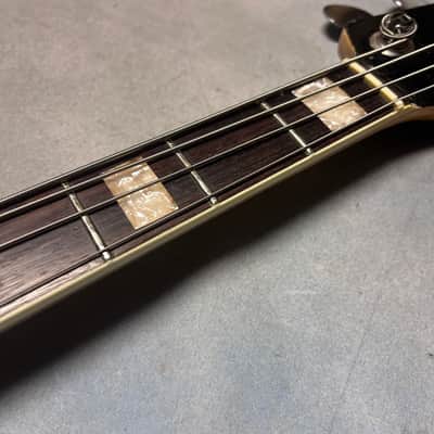 1966 Fender Jazz Bass Black Sparkle w/Matching Headstock w/OHSC image 3