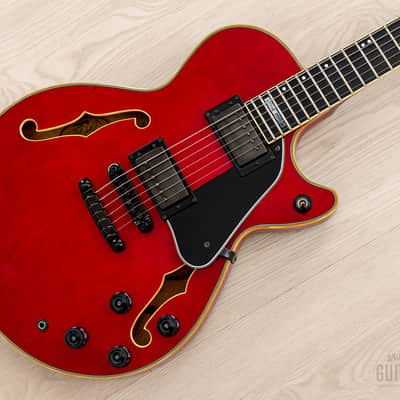 1989 Ibanez George Benson Signature GB30 Trans Red, Near-Mint w/ Case & Tag image 1
