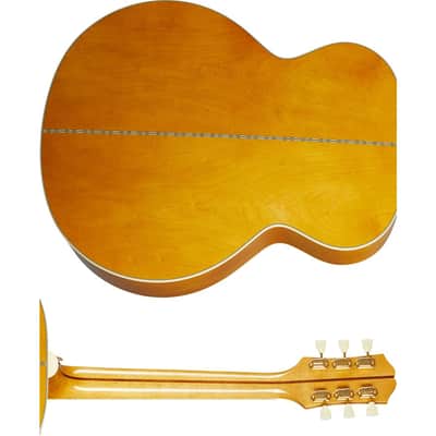 Epiphone Masterbuilt J-200 Acoustic Electric Guitar - Aged Natural Antique Gloss image 7