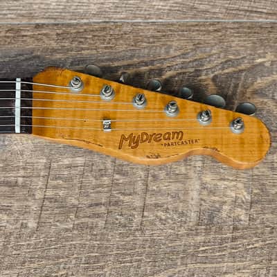 MyDream Partcaster Custom Built - Heavy Relic Surf Green Roasted Five Two image 7