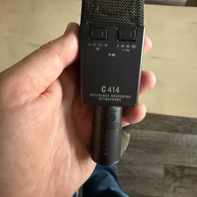 AKG C414 XLS Large Diaphragm Multipattern Condenser Microphone 2010s - Black image 3