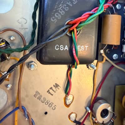 Fender Bandmaster with factory matched cabinet image 16