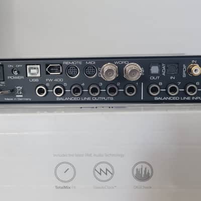 RME Fireface UCX Firewire / USB Audio Interface 2010s - Blue image 3