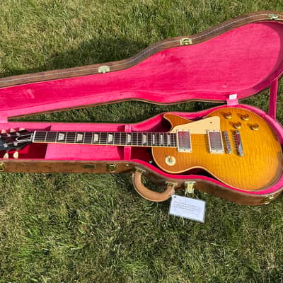 2021 Gibson Custom Shop 1959 Les Paul Standard Reissue R9 - Lemon Burst image 1