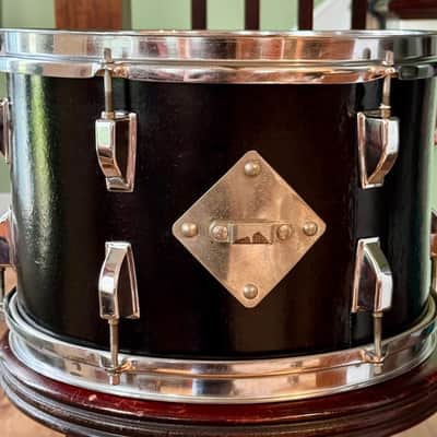 Kent 13 x 8" Rack Tom Drum Vintage Made in USA w Clip Mount - Black image 1