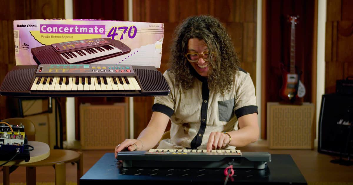 Video: Turning a $50 Radio Shack Keyboard Into a Legit Synth Rig